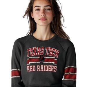 Texas Tech Red Raiders Crewneck Gray Sweater Small Pressbox Small